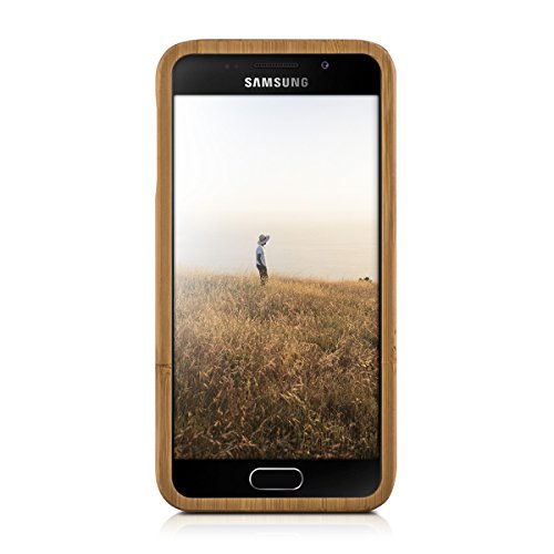 Kwmobile Cover bambù compatibile con Samsung