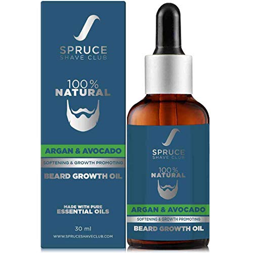 Spruce Shave Club Advanced Beard Growth Oil | With Avocado,...