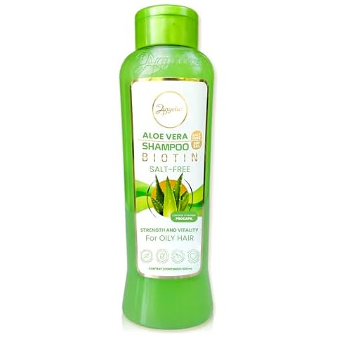 ANYELUZ Aloe Vera Shampoo, Deep Cleansing for Greasy Hair and Scalp Cleanser, Provides Strength and Vitality to your Hair, Salt and Paraben Free Cover
