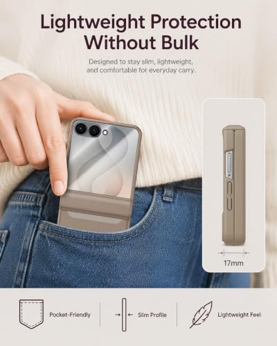 Image of STORMTAL for Samsung Galaxy Z Flip 8 Case, Hinge Protection, Built-in Screen Protector, Wireless Charging, Shockproof, Slim Rugged Phone Protective Case for Galaxy Z Flip 8