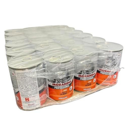 Morando Paté para gatos húmedo con salmón – 24 x 400 g
