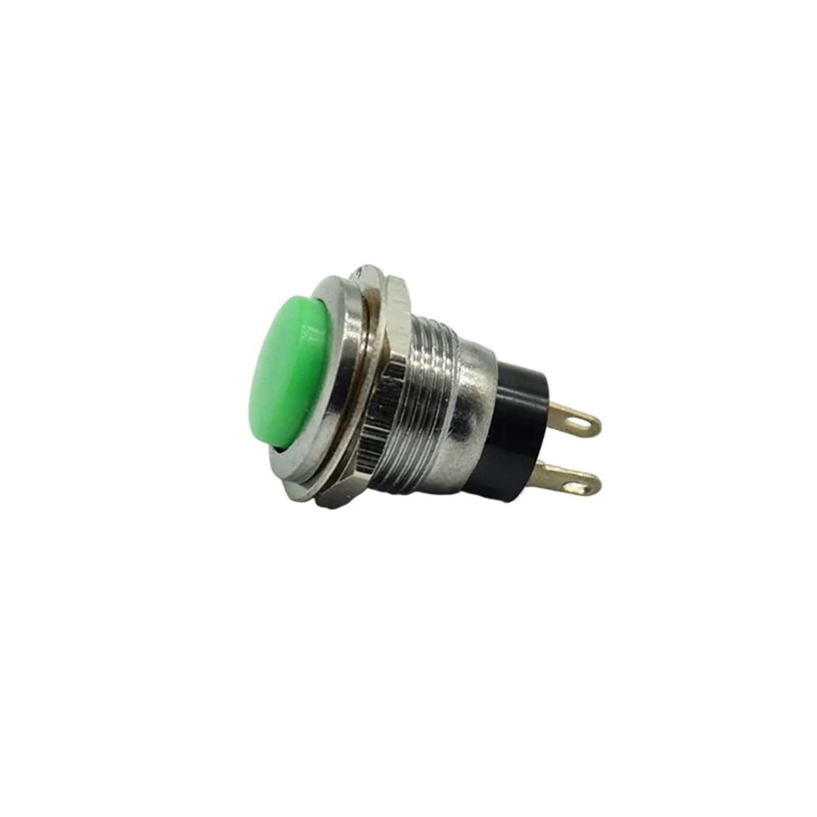 Interrupteur à bouton poussoir vert 12mm résistant pour remplacer vos commandes défectueuses - 7