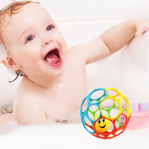Image of O-Ball Classic Grabbing Ball for Infants and Kids | BPA-Free Sensory Rattle Toy with Large Holes Inside | Perfect Baby Gift for Toddlers