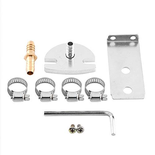Régulateur de pression de carburant, Ajustable 0-10 bar Universel Kit Tuyaux Jauge Résistant for Mécaniciens Tuning Courses Réparation Véhicules Quotidiennes
