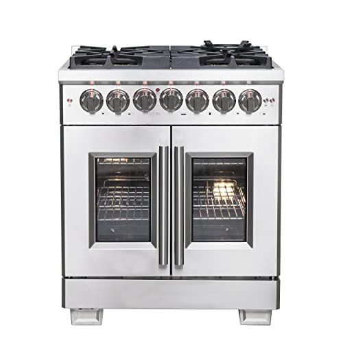 Forno Capriasca 30" French Door Dual Fuel Range