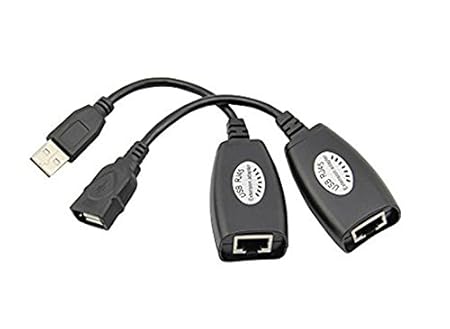 USB Over Ethernet RJ45 Extender Adapter Cat5 Cat6