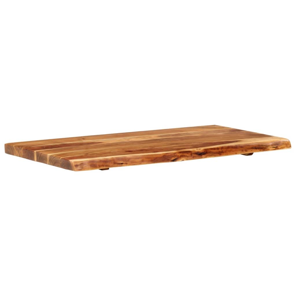 Piano mobile lavabo da bagno Acacia 100x52x3,8 cm