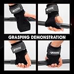 Weight Lifting Wrist Strap, Double Leather Weightlifting Wrist Straps for Gym Strength Training, Neoprene Padded Wrist Wraps - for Men & Women (Pair) - Image 5