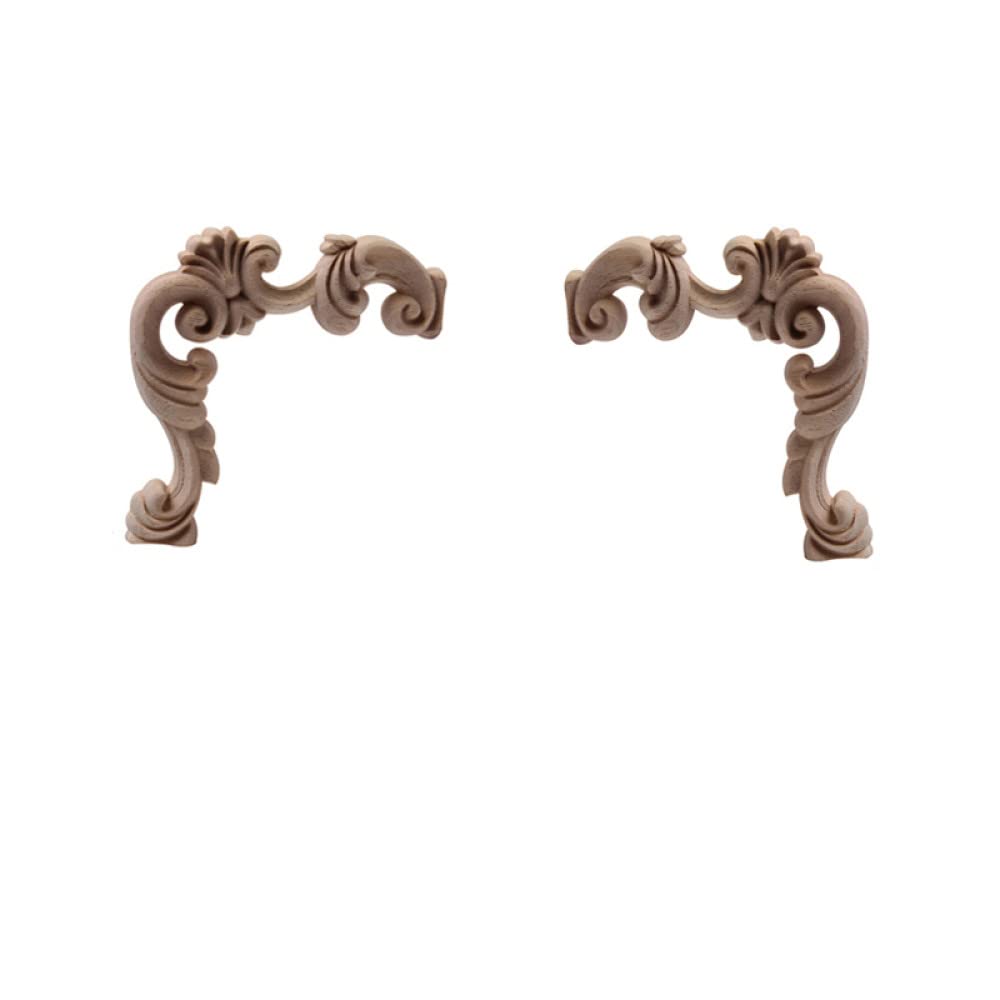 Décor sculpté floral en bois pour personnaliser vos meubles de salon