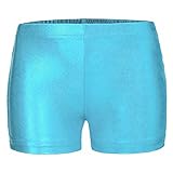 Pantalones cortos está hecho de poliéster y material de charol, lavado a mano.