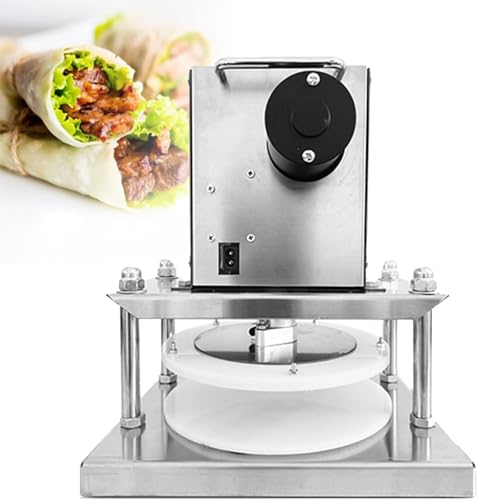 JJENXYYDS Pasta Making Tool,Stainless Steel Electric Pizza Dough Press Machine,for Pressing Pizza Hand-held Cakes,Easy to Clean,for Home/Restaurant/Bakery Use