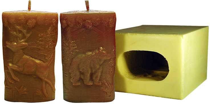 Mann Lake Wilderness Pillar Candle Mold