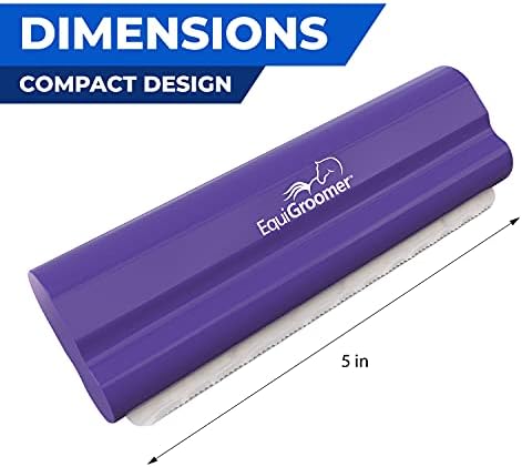 EasyGroomer Deshedding Brush for Dogs & Cats — top-down angle highlighting key features