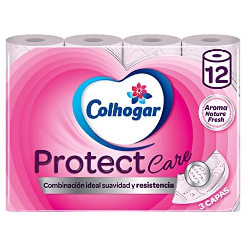 Colhogar Protect Care Aroma 7x6 - Papel Higiénico Suave y Resistente Cover
