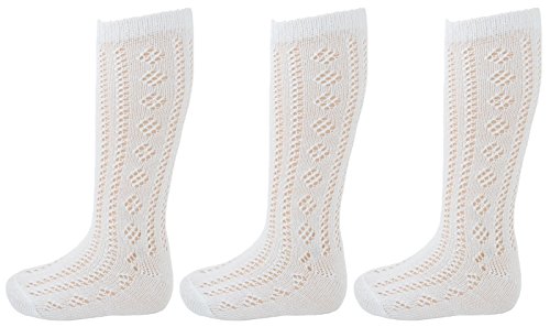 Big Girls' 6 Pairs Fancy Pelerine Knee High Socks2