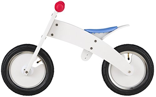 BIKESTAR Mitwachsendes Kinder Laufrad Holz Lauflernrad Kinderrad für Jungen Mädchen ab 2-4 Jahre | 12 Zoll 2 in 1 Kinderlaufrad | Weiß | Risikofrei Testen – Bild 4