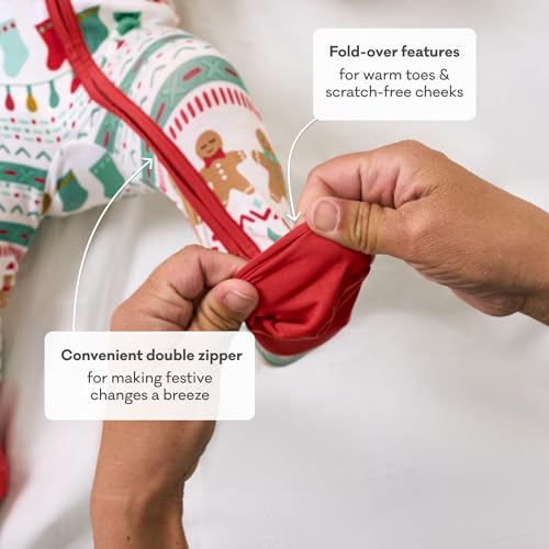 image for Little Sleepies Christmas Pajamas for Baby Boys & Girls, Viscose from 