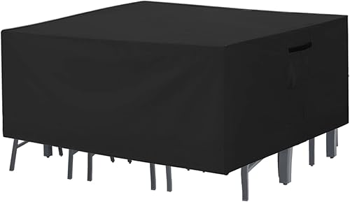 Miniatura 45 de ABCCANOPY Funda universal para mesa auxiliar de patio, para exteriores, pequeña cubierta impermeable y a prueba de polvo, marrón beige, 42 x 24 x 18