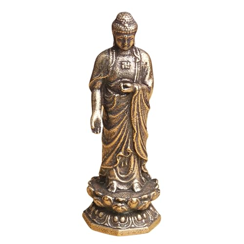 仏像 釈迦如来 釈迦牟尼仏立像 ミニ 金属 厄除け お釈迦様 釈迦如来像 釈迦如来仏像 47mm やすらぎ