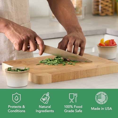 Cepillo para aceite y cera para tablas con mango de madera arce miniatura 6