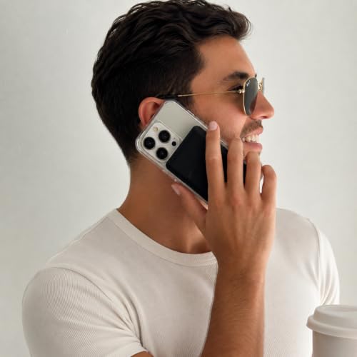Image of Case-Mate Magnetic Wallet for iPhone - Slim Detachable Flip Closure - Black