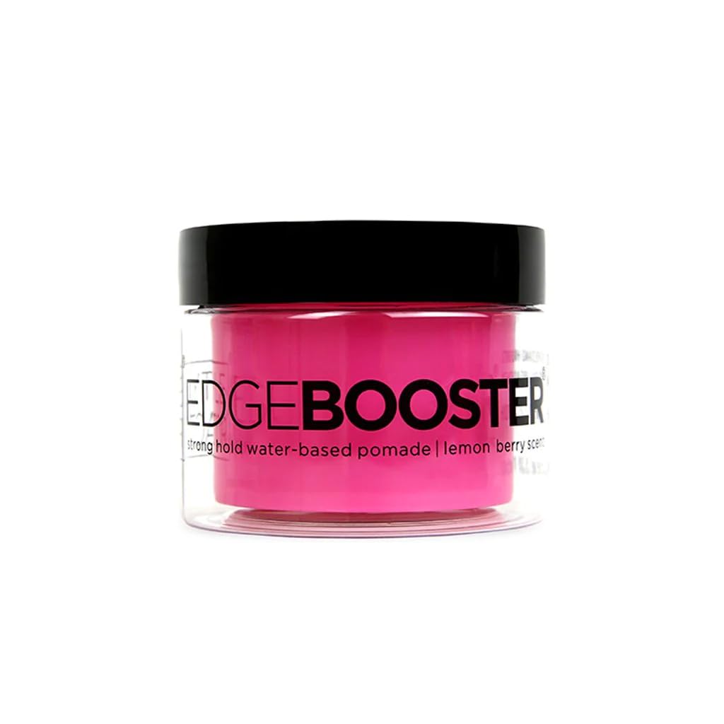 Style Factor Edge Booster Strong Hold Water-Based Pomade 3.38oz – Lemon Berry Scent