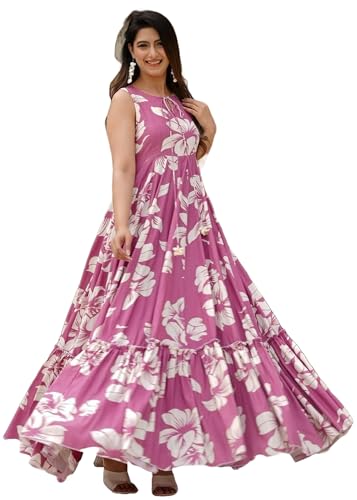 Traje de una pieza para mujer india de algodón puro estampado 13037
