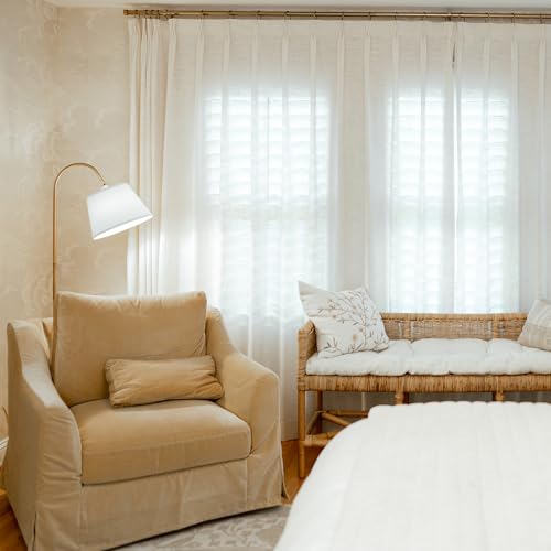 Image of TWOPAGES Liz Linen Custom Curtain for Living Room Bedroom, Customized Blackout Privacy Pinch Pleat Curtain, 1 Panel