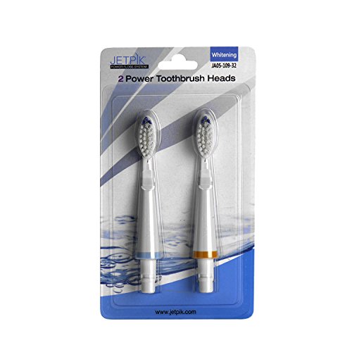 Brosses à dents de rechange JETPIK pour retrouver des dents blanches à la maison