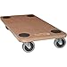 Hund und günstig Kaufen-BigDean Möbelroller Transportroller 250kg Rollbrett MDF Möbel Hund Roller