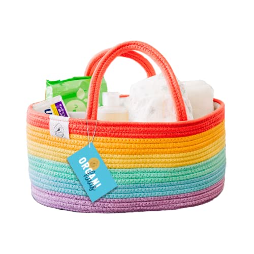 Parker Baby Diaper Caddy – Cestino portaoggetti e organizer per auto per pannolini e salviette per neonati
