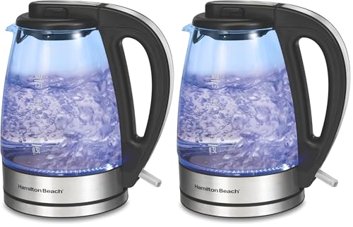 Hervidor eléctrico Hamilton Beach 1.7L Pack de 2 miniatura 1
