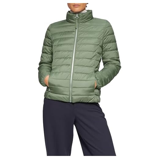 s.Oliver Damen Regular Fit Jacke, Grau/Schwarz