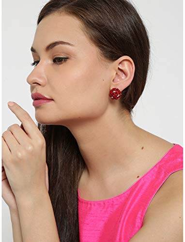 YouBella Jewellery Stylish Gold Plated Floral Necklace Jewellery Set with Earrings and Ring for Women and Girls - Image 6