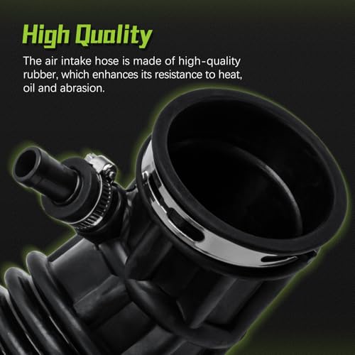 Image of 16576-JA000 Engine Air Intake Hose Tube With Clamps for 2007 2008 2009 2010 2012 2013 Nissan Altima 2.5L