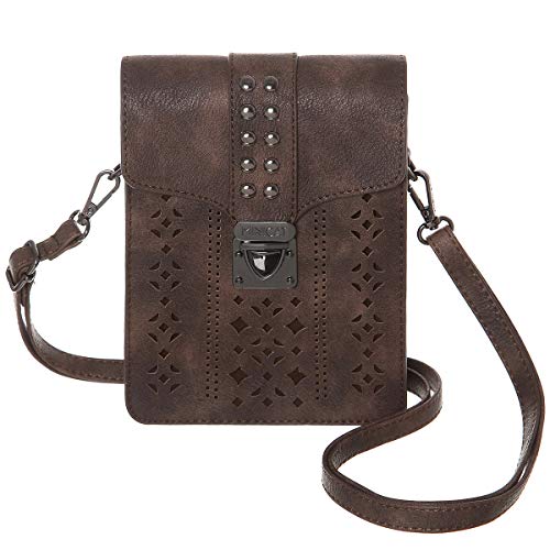 MINICAT Women RFID Blocking Small Crossbody Bags Cell Phone Purse Wallet With Credit