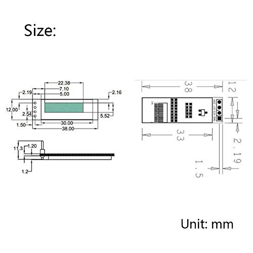 Treedix 2Pcs 0.91 Inch Oled Display Module White Blue Color Display I2C Interface Ssd1306 Oled Screen Driver Dc 3.3V~5V Compatible With Arduino Raspberry Pi #TOP6