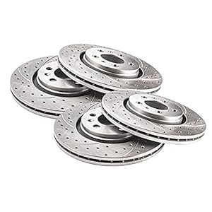 Sport Kit Remschijven compatibel met ALFA ROMEO 159 939_ Saloon Estate 2005 2006 2007 2008 2009 2010 2011 2x voor geventileerd 0383GV 330mm + 2x achter geventileerd 0382GV 292mm