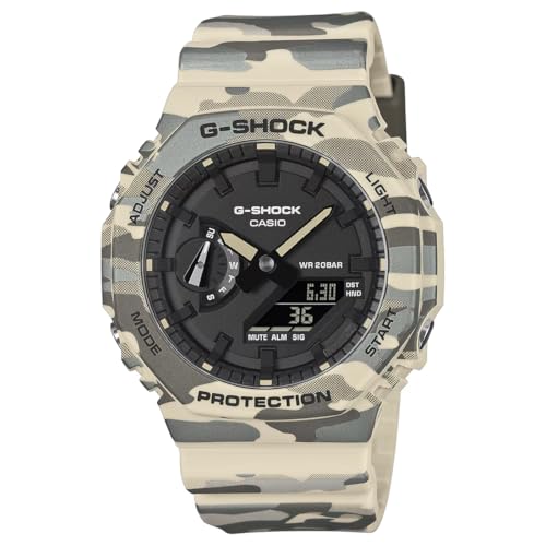 Image of Casio G-Shock GA-2100CM-5ADR Analog-Digital Camouflage Watch Men (G1793)