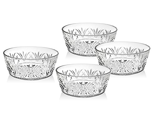 Godinger Dublin Crystal Bowl Set - 6', Set of 4...