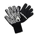 Solo Stove High Heat Gloves, Grill/BBQ Gloves, Oven Mitts, Heat-Resistant up to 450°F, Non-Slip, Black, One Size