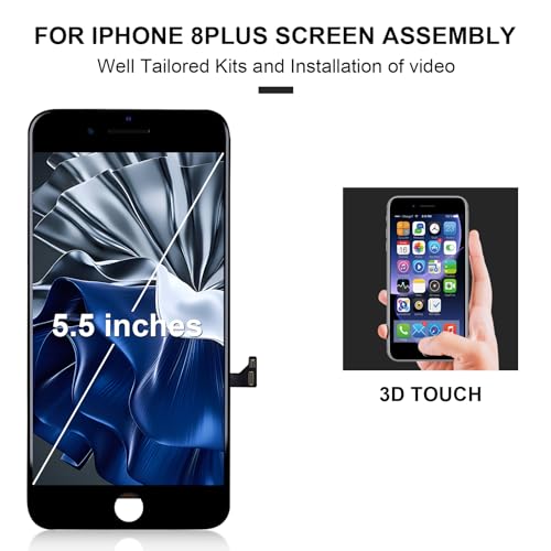 Moautodc For Iphone 8Plus Screen Replacement Kit: Moautodc 5.5 Inch For Iphone 8Plus Lcd Screen -Screen For Iphone 8Plus Digitizer,For Iphone 8 Plus Display 3D Touch Digitizer With Full Repair Tools thumb #6