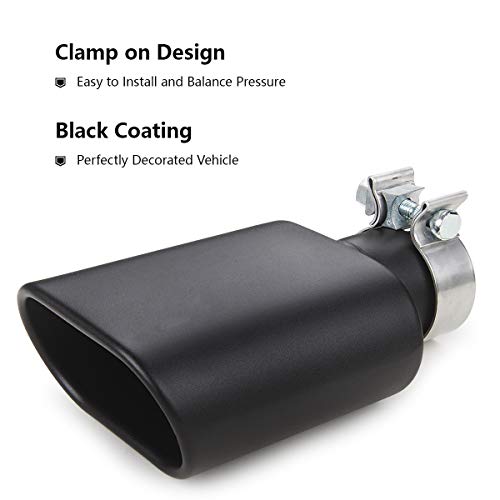 A-Karck B243095R Square Exhaust Tip 2.25 Inch Inlet thumb #2