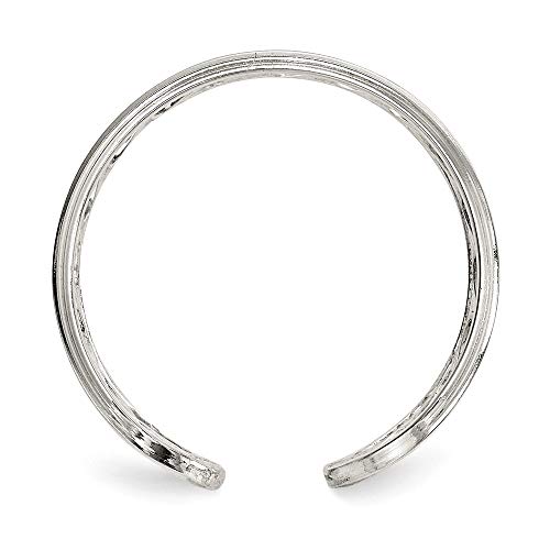 Adjustable Ring Band 925 White Sterling Silver Women's Flat Twisted2