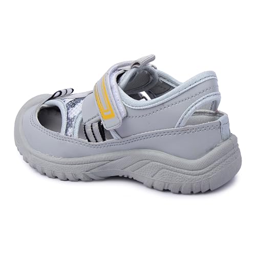 Image of Myau Ryan Girls' Sandals, Mesh Breathable Summer Sandal with Hook & Loop Strap