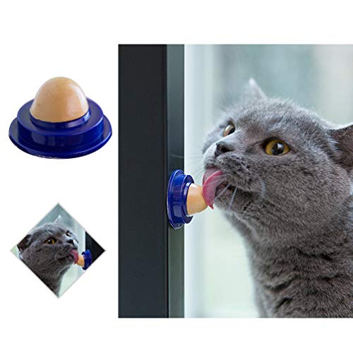 Tehaux Lanches para gatos - 2 peças de lanches saudáveis para gatos, erva de gato, amendoim de açúca