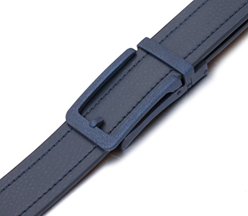 Image of Marino Men's Comfort Click Ratchet Belt Casual Leather Belt for Men - Automatic Linxx Buckle, 1 3 /8 inch Wide - Elegant Gift Box