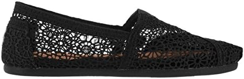 TOMS Women's, Alpargata Recycled Slip-On - Wide Width Solid Black 7 W | Image 1
