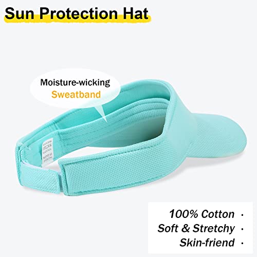Ntlwkr Sun Visor Hat Adjustable Velcro Outdoor Sports Cap For Men Women Adults #TOP4