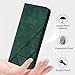 SptPofp for Googe Pixel 10 / Googe Pixel 10 Pro 5G Case Leather Wallet, Flip Folio Cover PU Leather Kickstand Card Slots Holder Magnetic Clasp Shockproof Protective Phone Case for Women Men,Green
